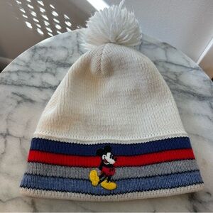 Vintage Disney Beanie with Embroidered Mickey Mouse